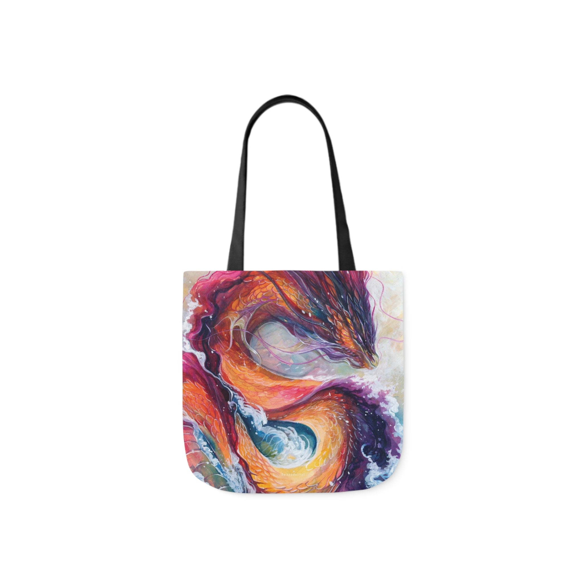 Tote Bag, 5-Color Straps - Serpent of the Lake