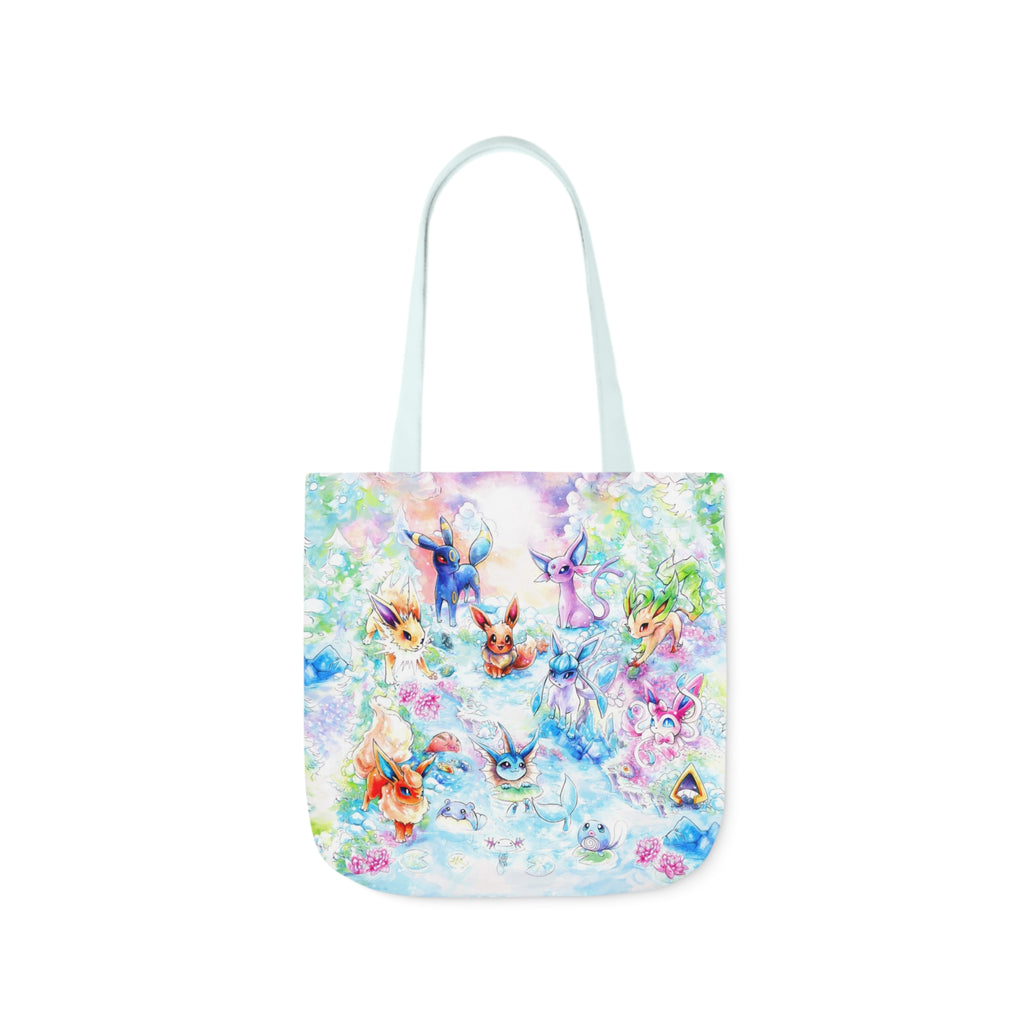 Tote Bag, 5-Color Straps - Family Fox Gathering