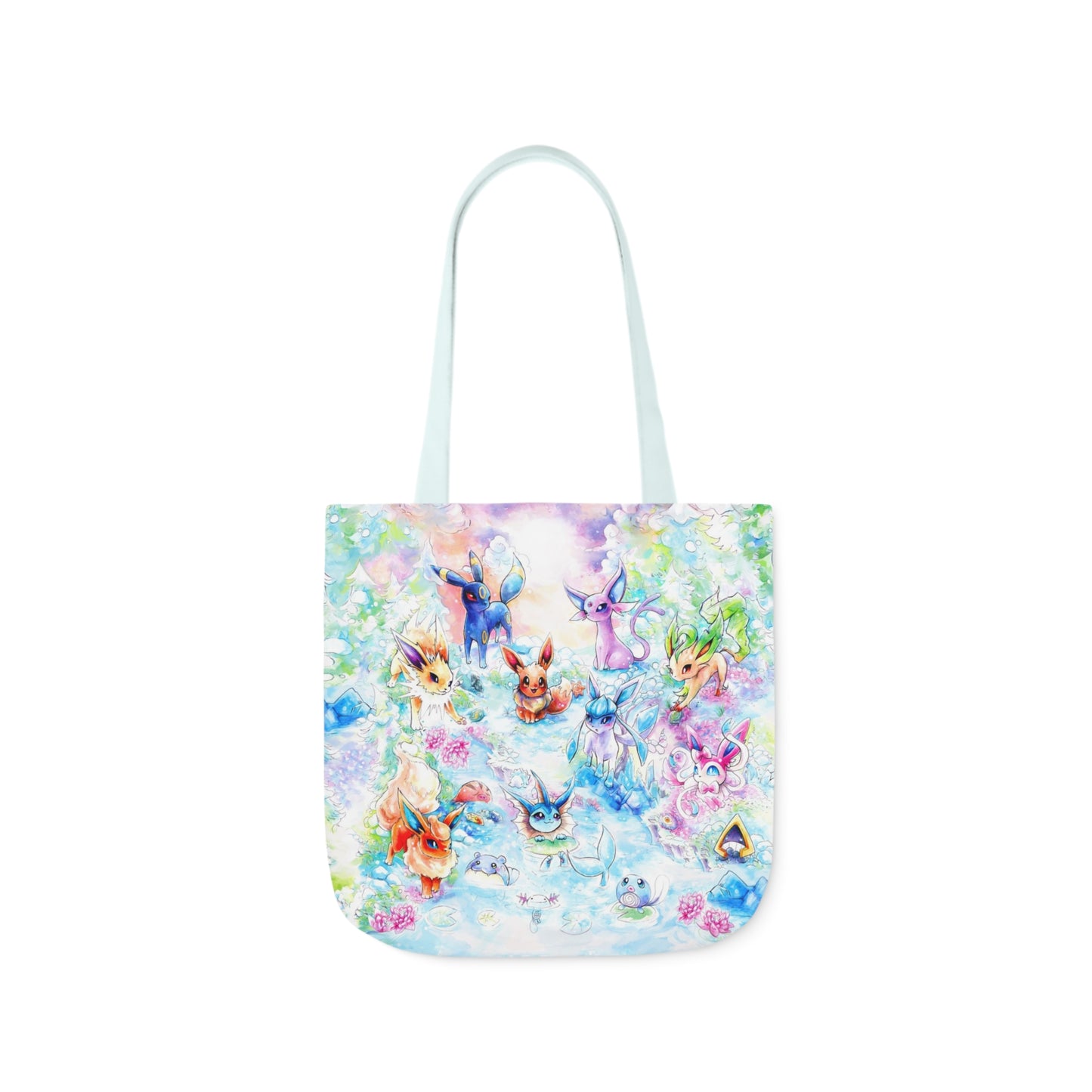 Tote Bag, 5-Color Straps - Family Fox Gathering