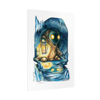 Monster in the Cave Poster Print