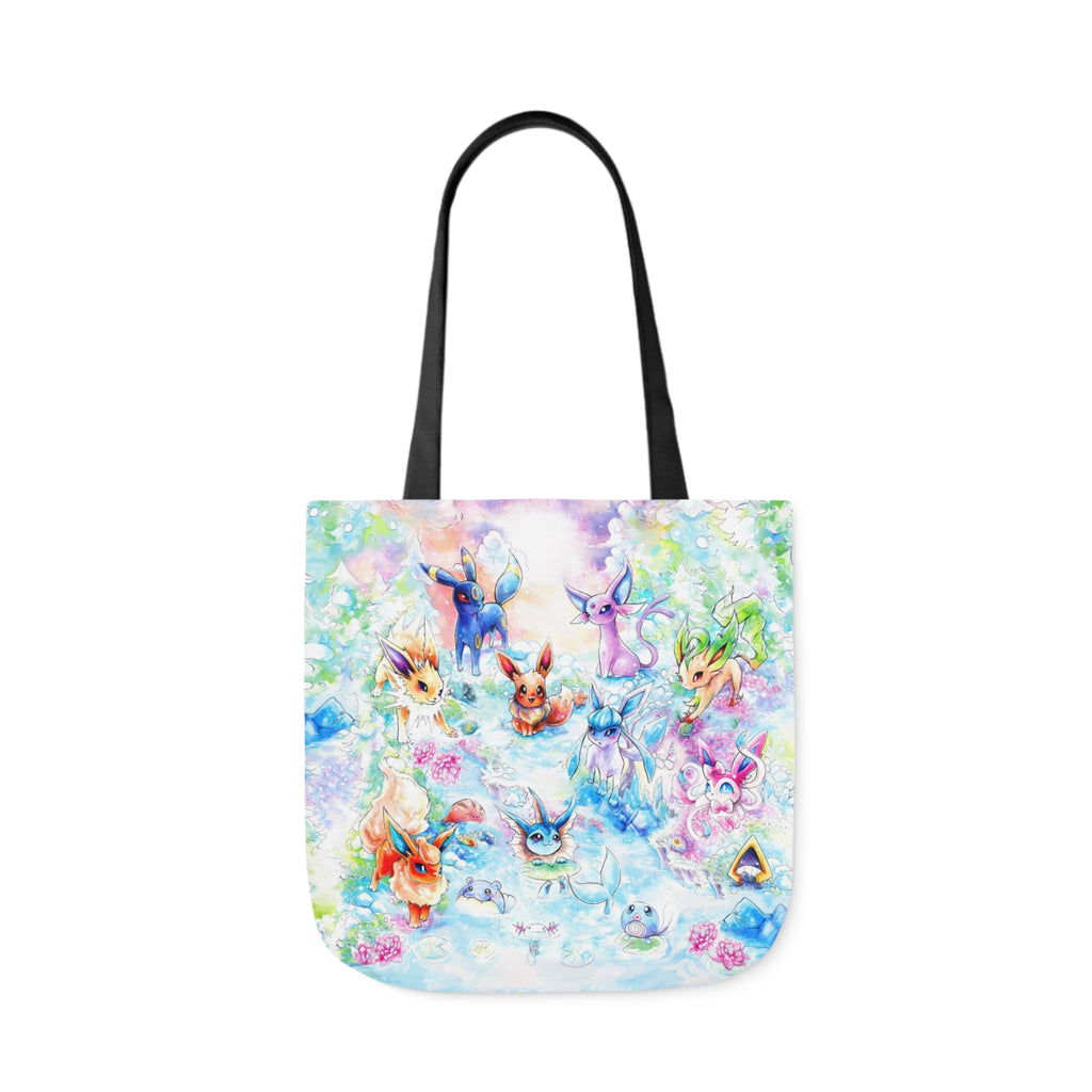 Tote Bag, 5-Color Straps - Family Fox Gathering