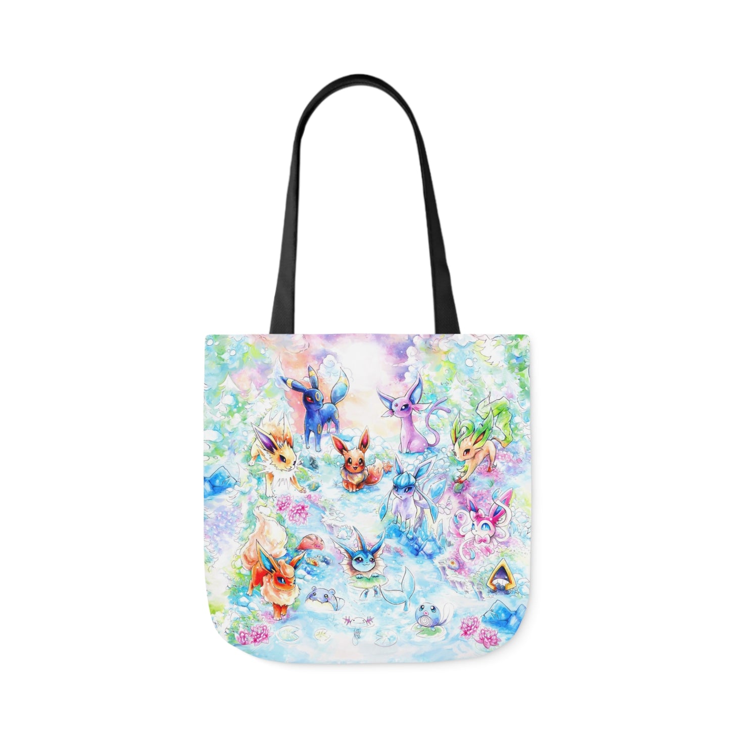 Tote Bag, 5-Color Straps - Family Fox Gathering