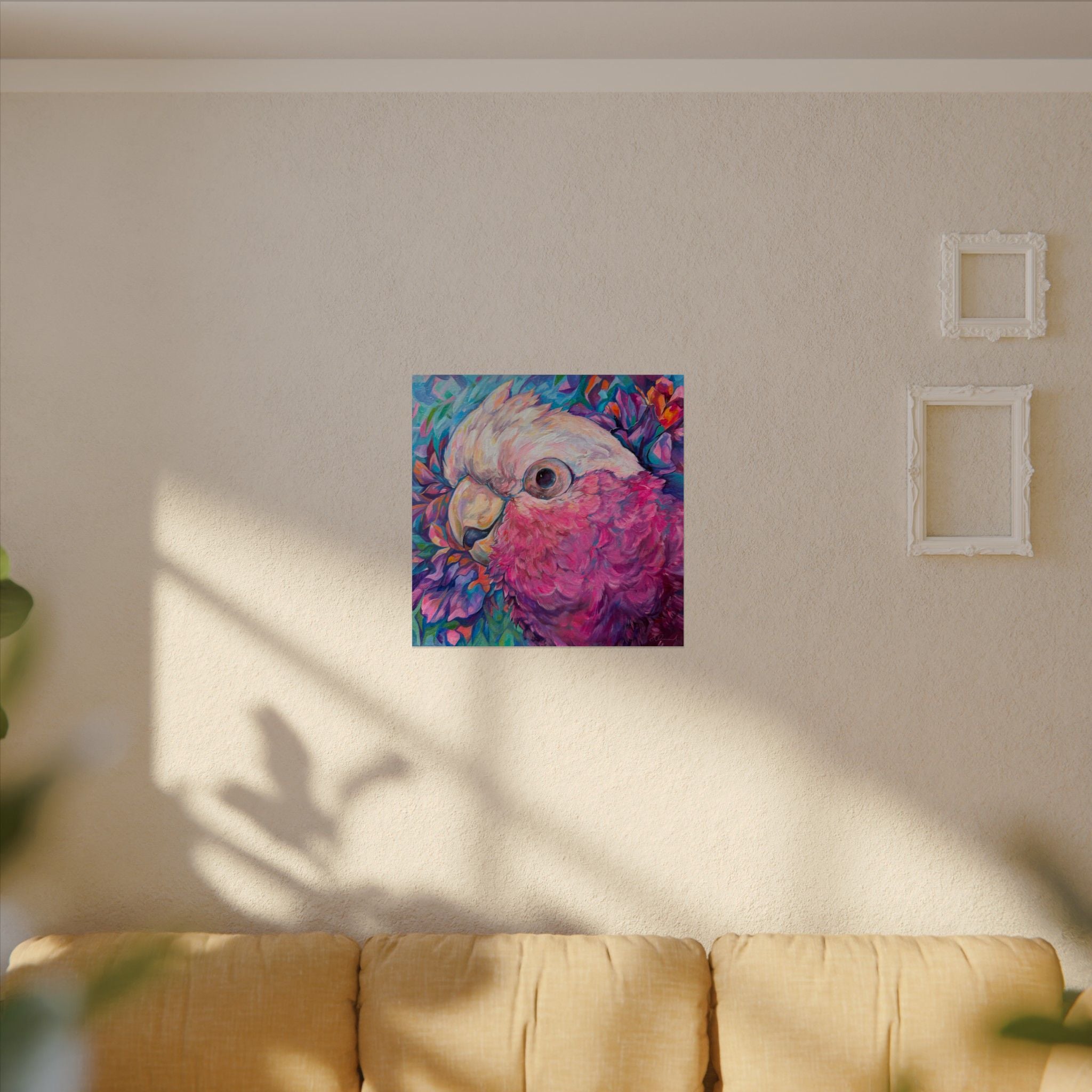 Harry the Galah Square Print