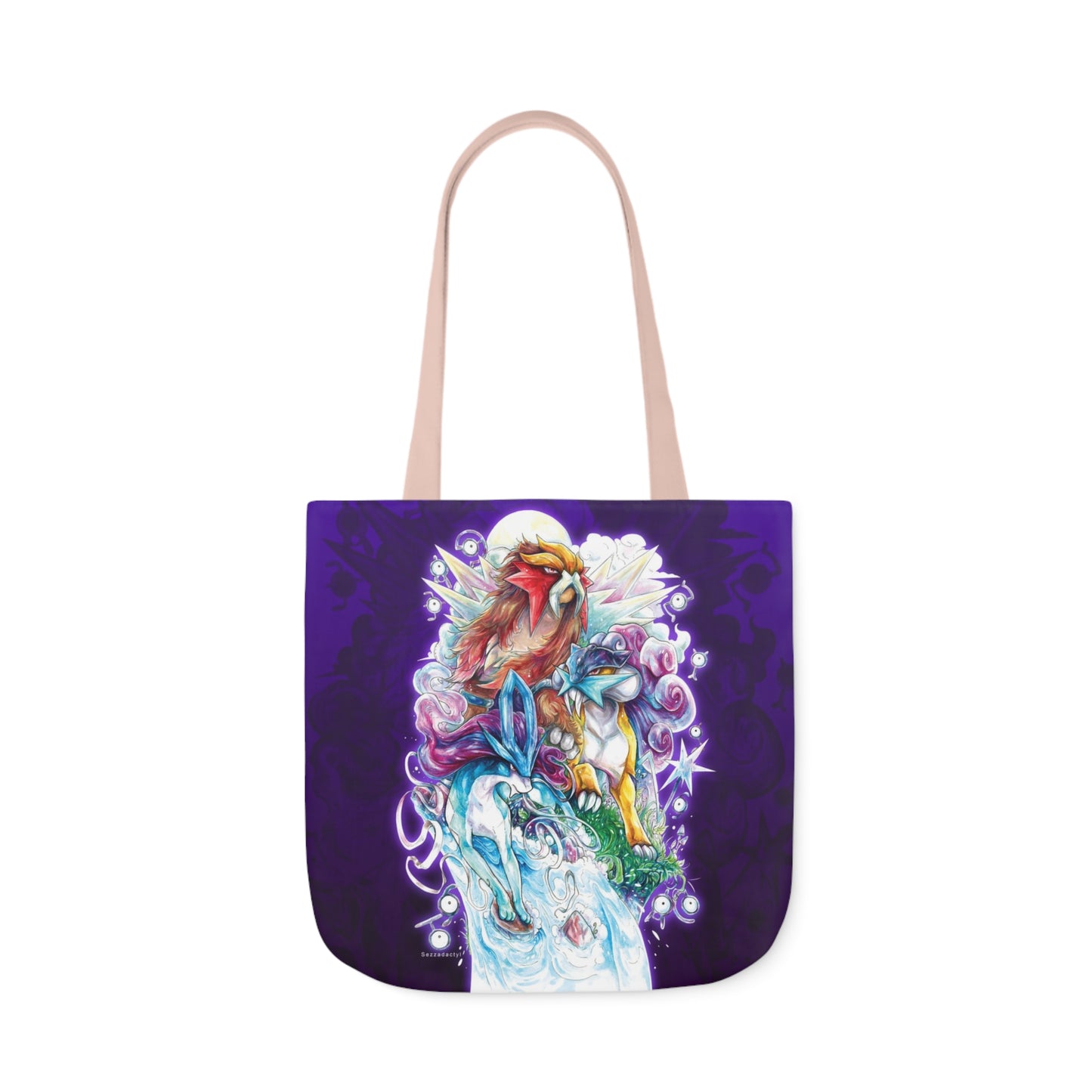 Tote Bag, 5-Color Straps - Legendary Beasts