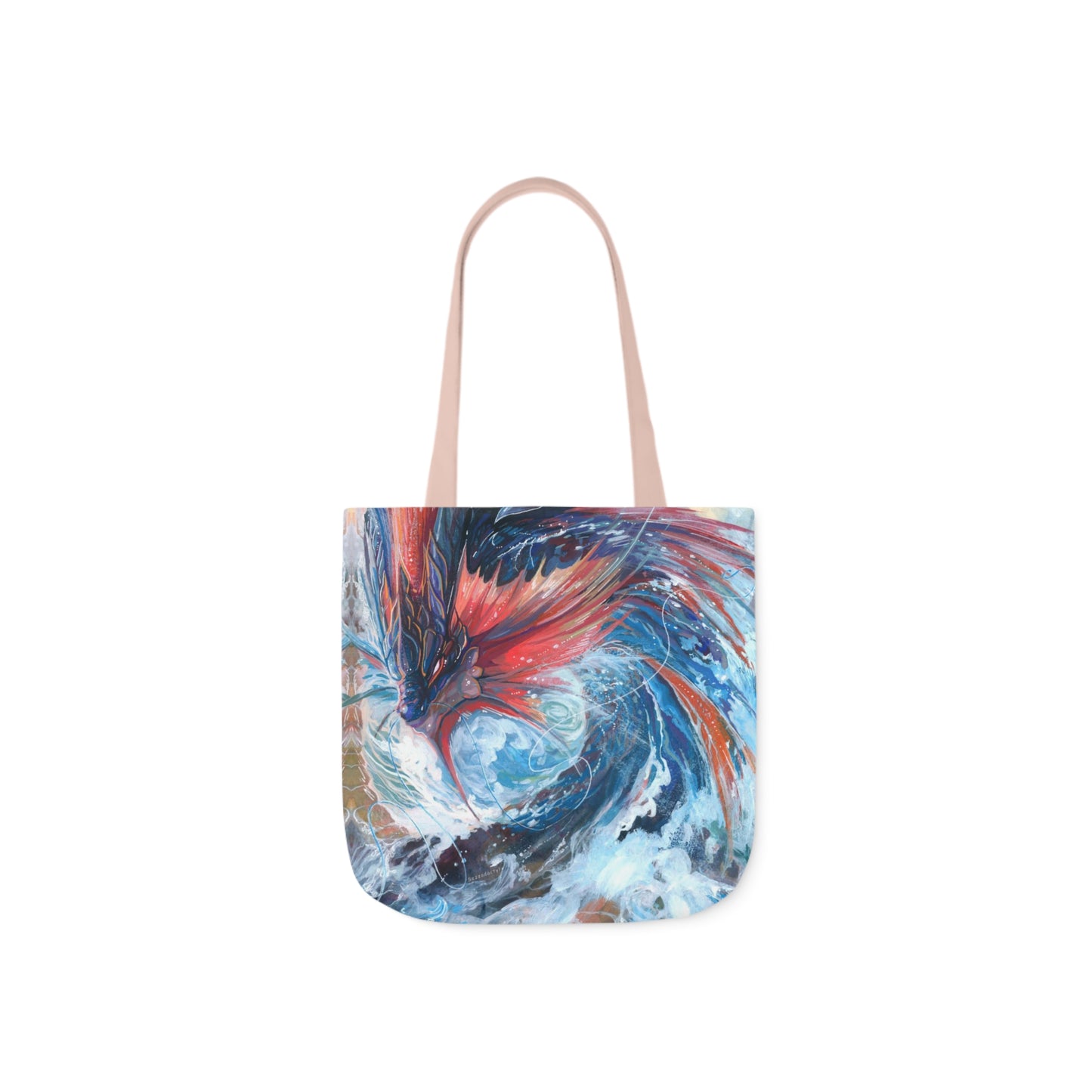 Tote Bag, 5-Color Straps - Serpent of the Rapids