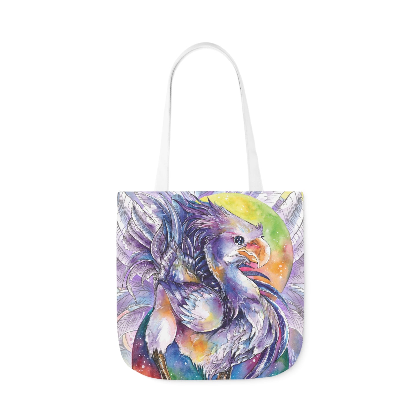 Tote Bag, 5-Color Straps - Purple Chocobo