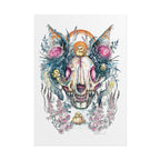 Fox Skull Poster Print