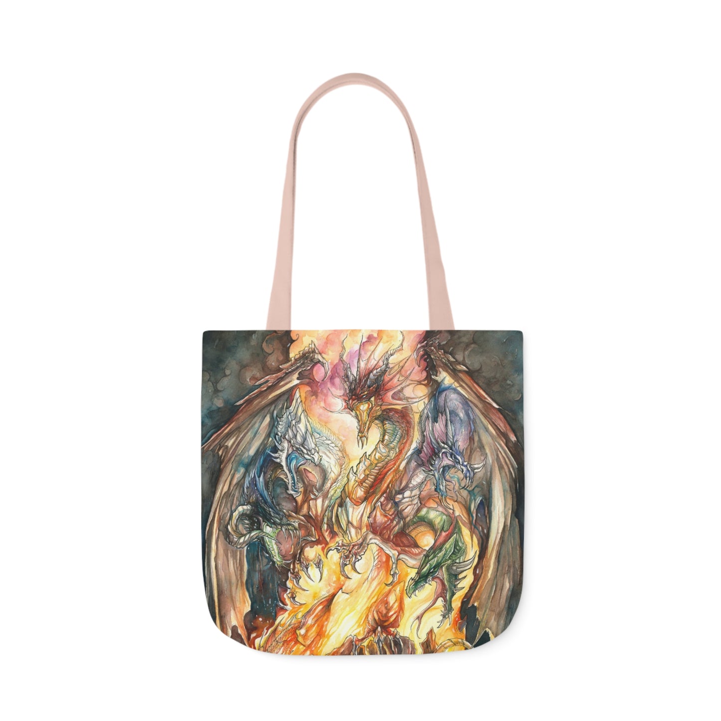 Tote Bag, 5-Color Straps - Evil Dragon Goddess