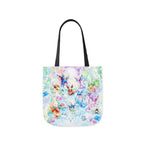 Tote Bag, 5-Color Straps - Family Fox Gathering