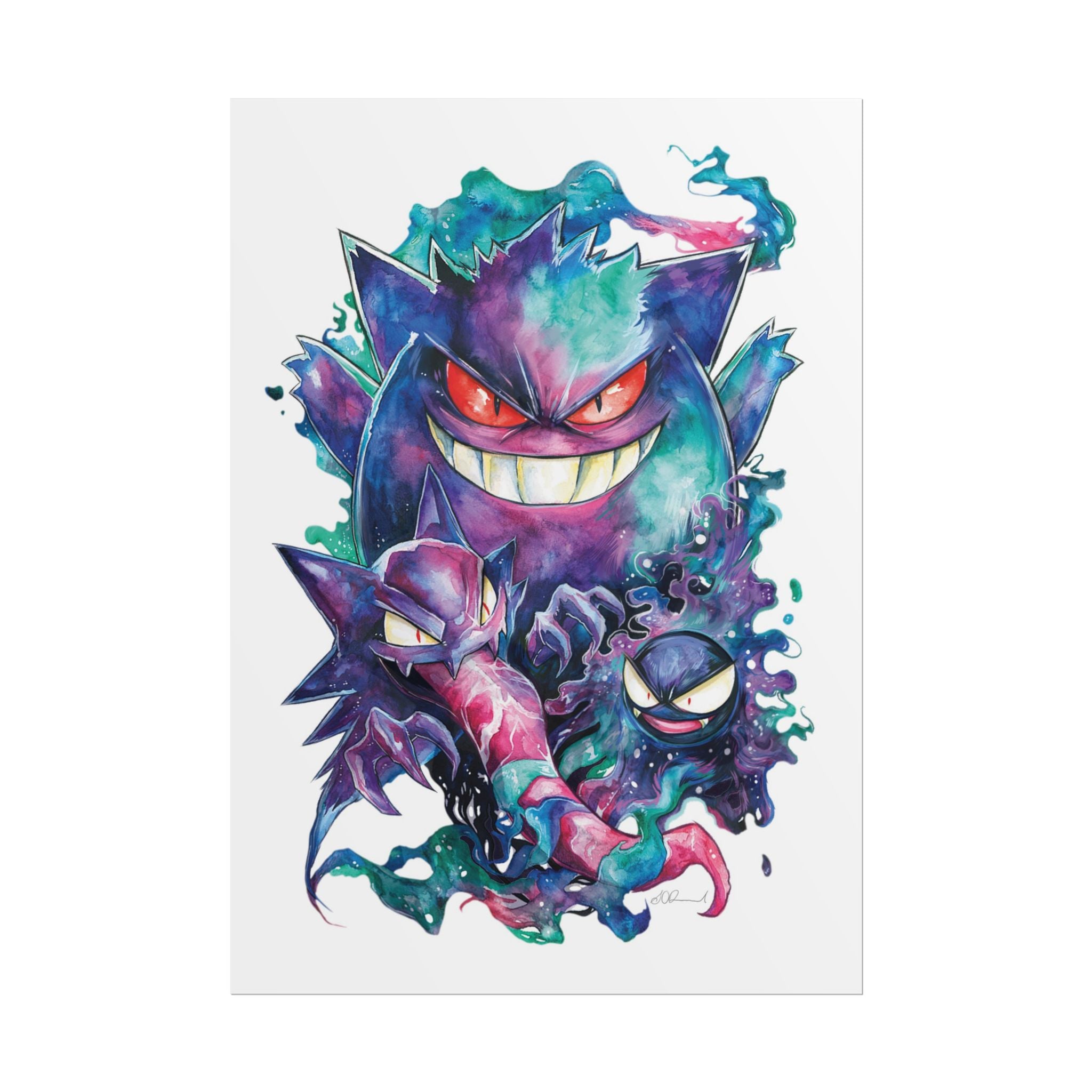 Ghostly Family Poster Print