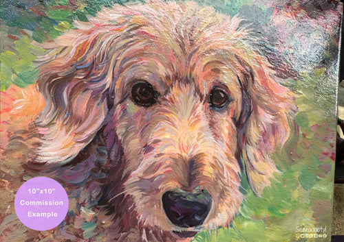 Acrylic Commission - Square Sizes
