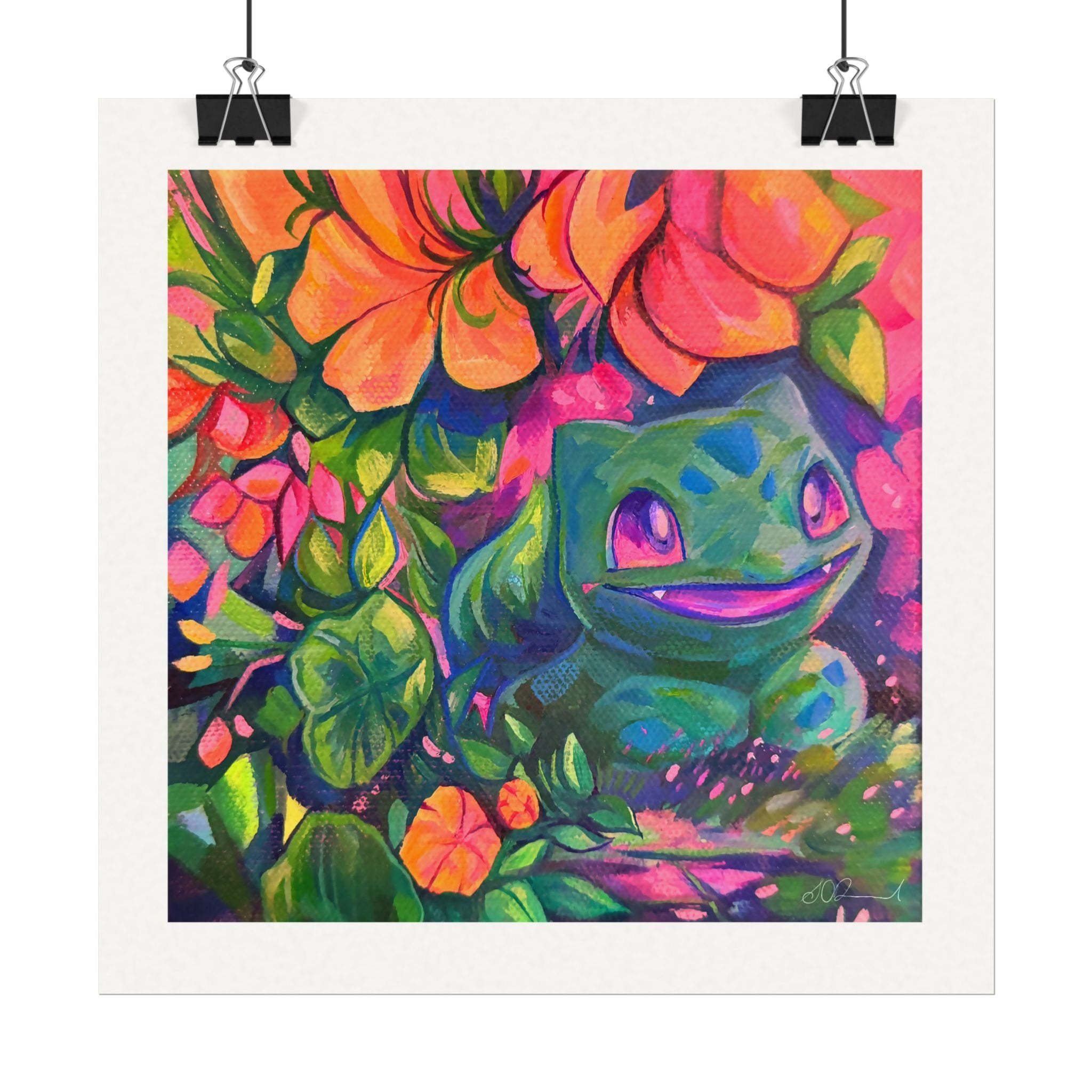 151 #001 8x8" Textured Matte Watercolour Print