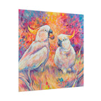 Two Cockatoos Square Print