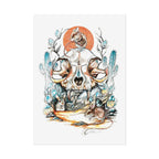 Cat Skull Poster Print