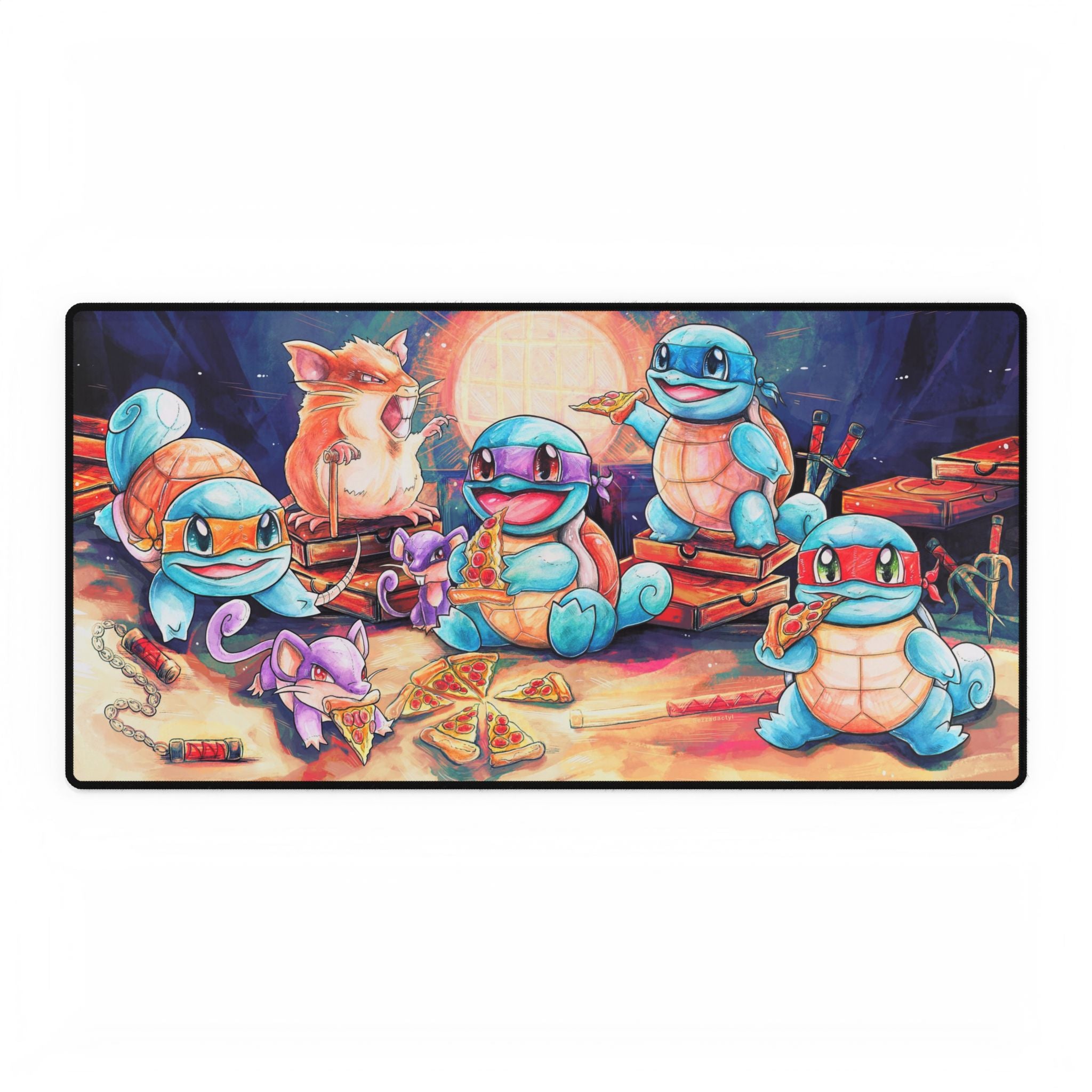 Desk Mat - Pizza Party