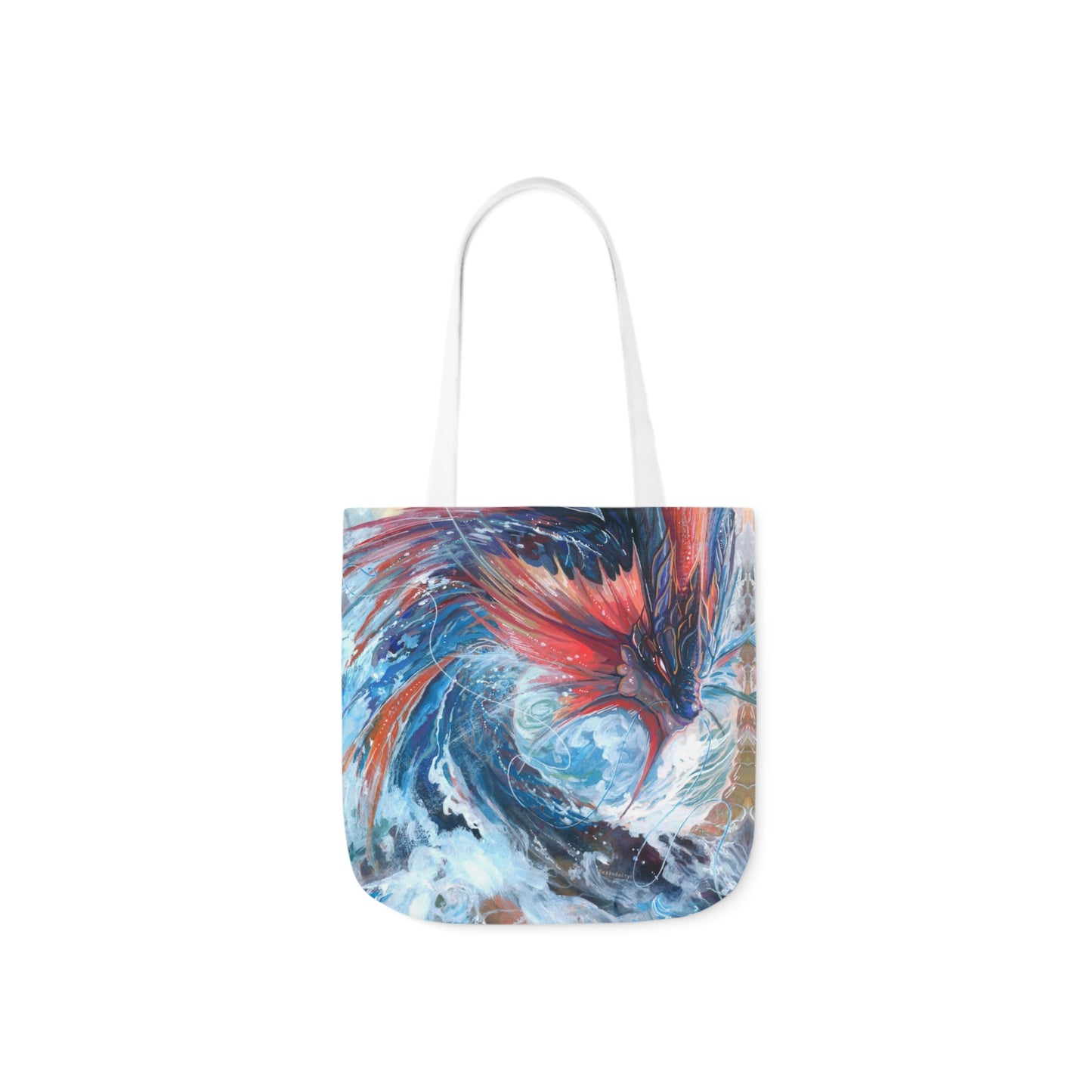 Tote Bag, 5-Color Straps - Serpent of the Rapids