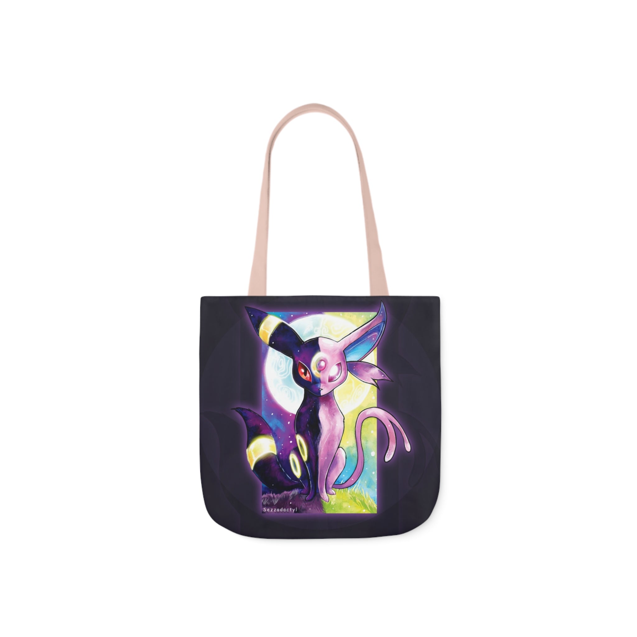 Tote Bag, 5-Color Straps - Sun vs Moon