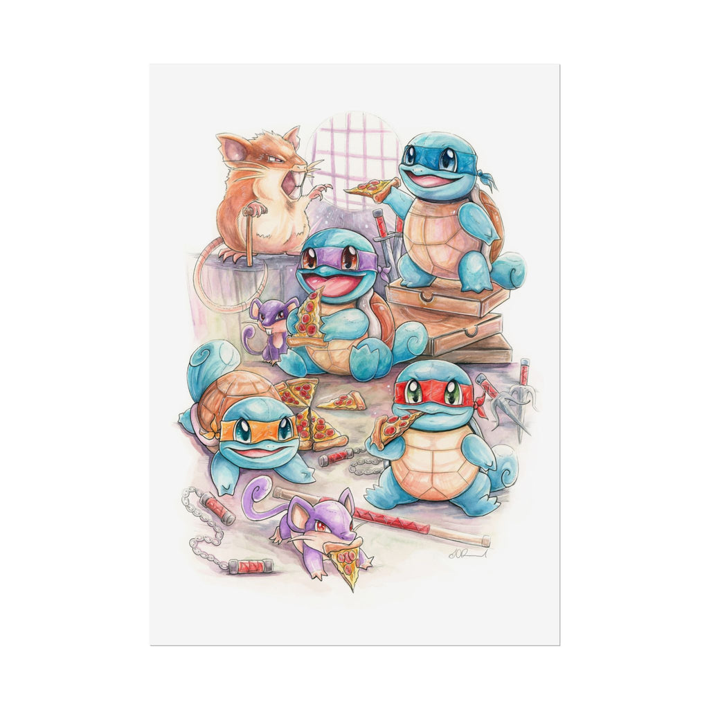 Pizza Party Poster Print