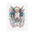 Fox Skull Poster Print