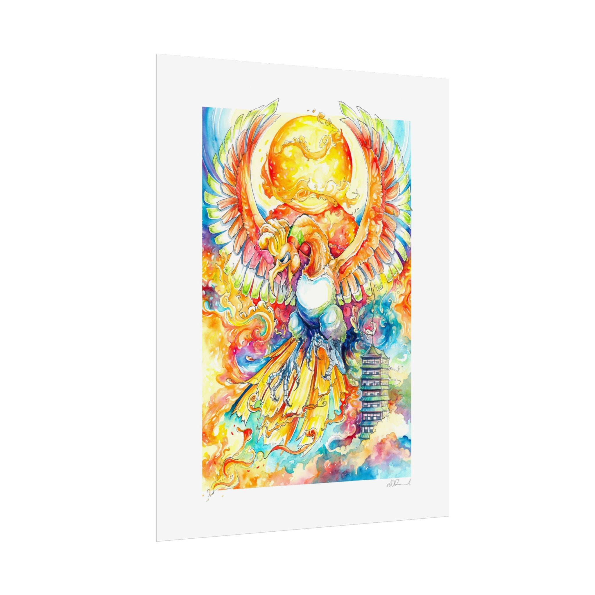 Fire Bird Poster Print