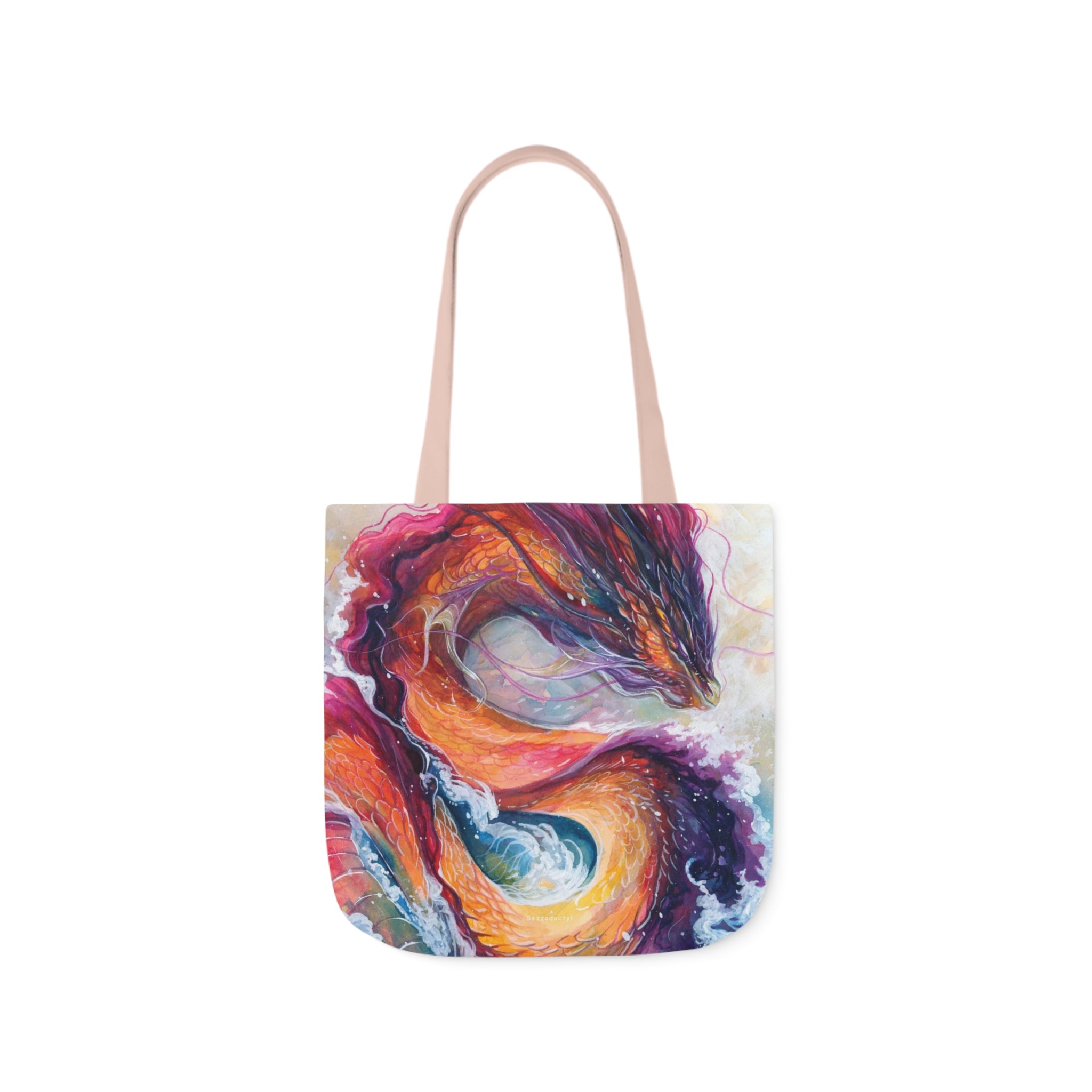 Tote Bag, 5-Color Straps - Serpent of the Lake