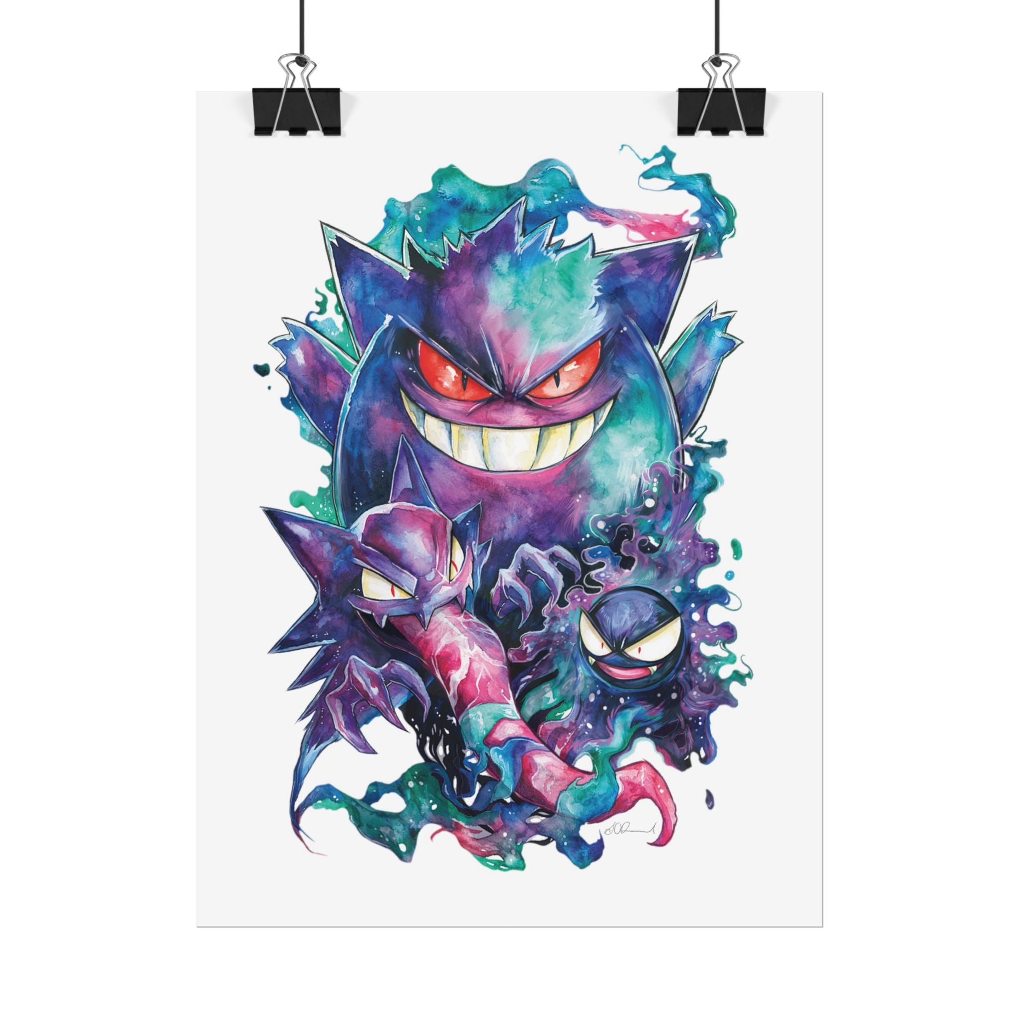 Ghostly Family Poster Print