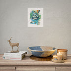 Owl Skull Poster Print