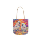 Tote Bag, 5-Color Straps - Cockatoos