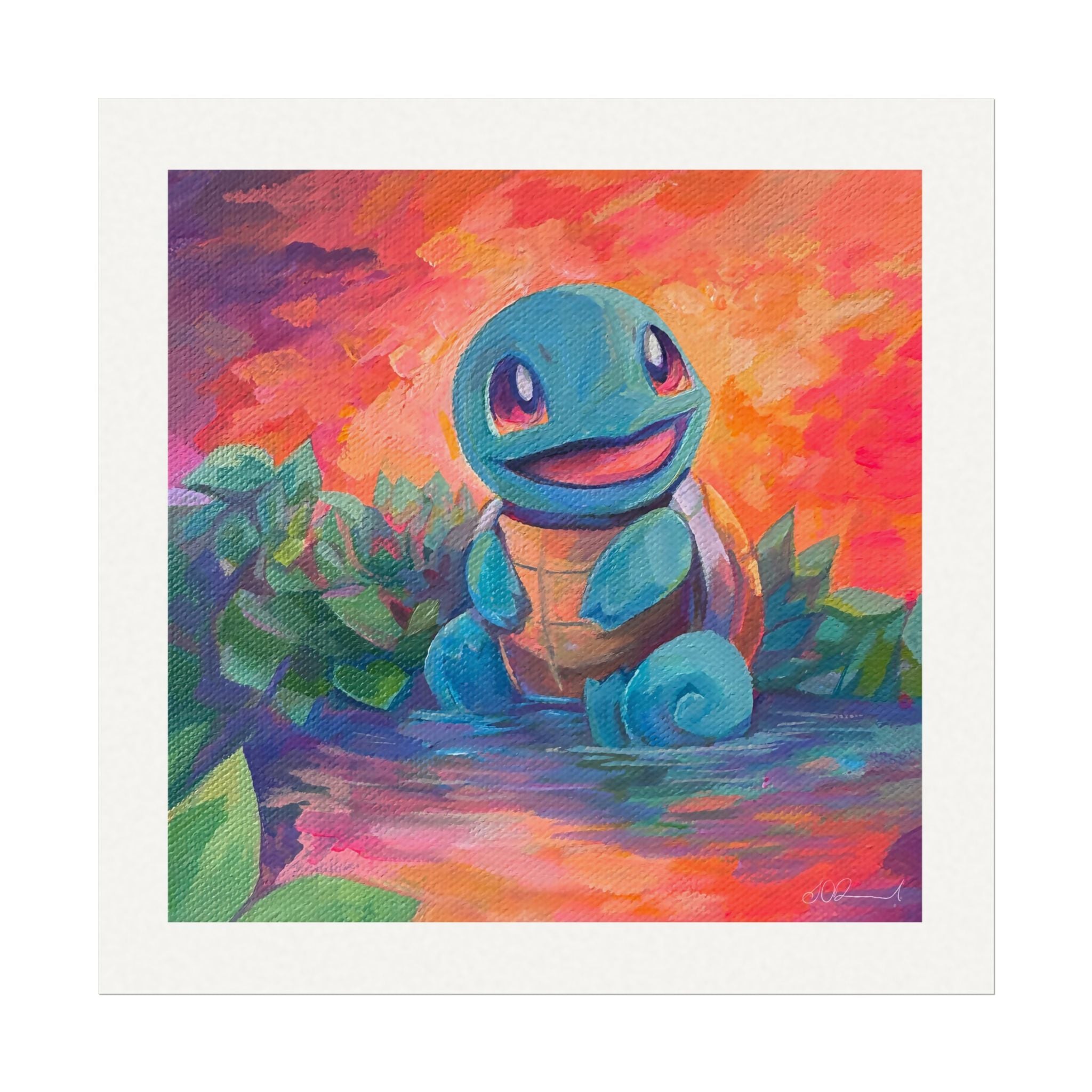 151 #007 8x8" Textured Matte Watercolour Print