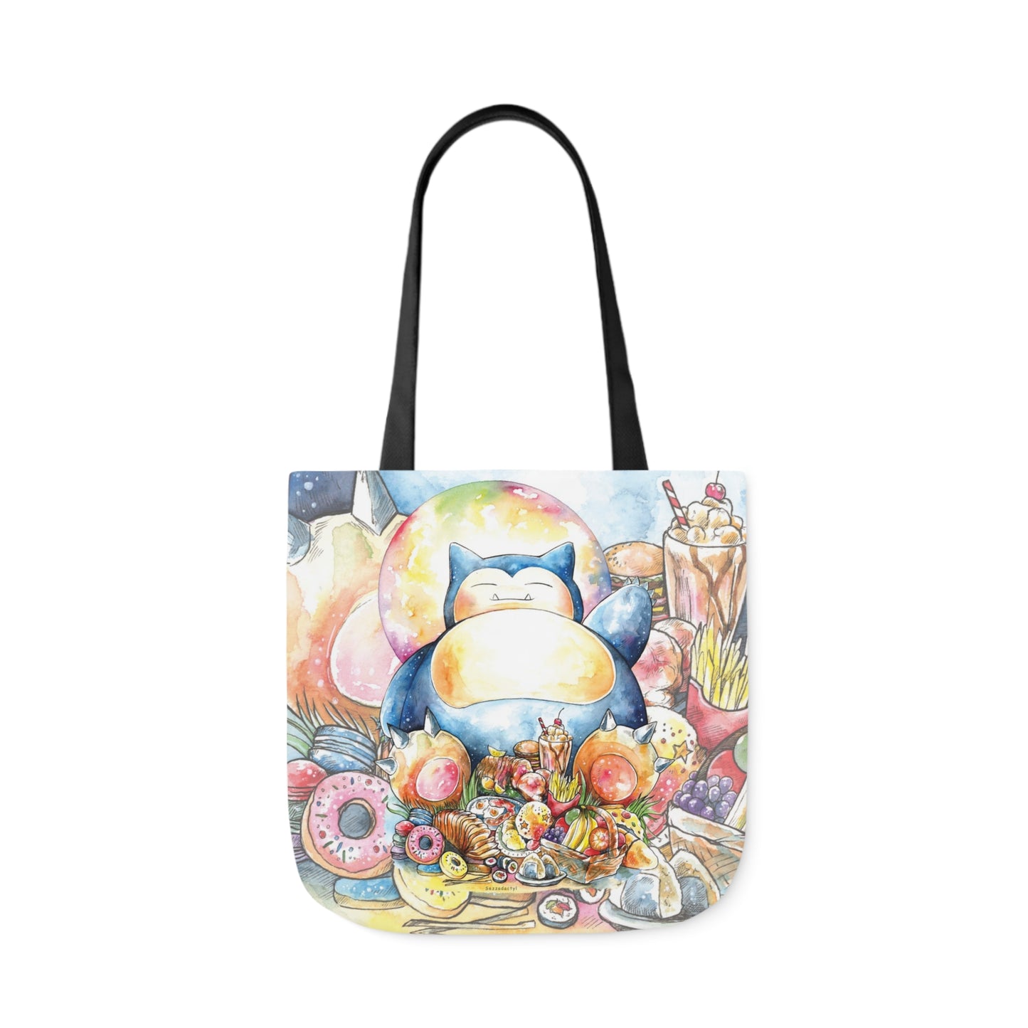 Tote Bag, 5-Color Straps - We Love Food