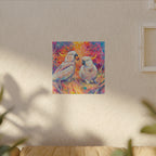 Two Cockatoos Square Print