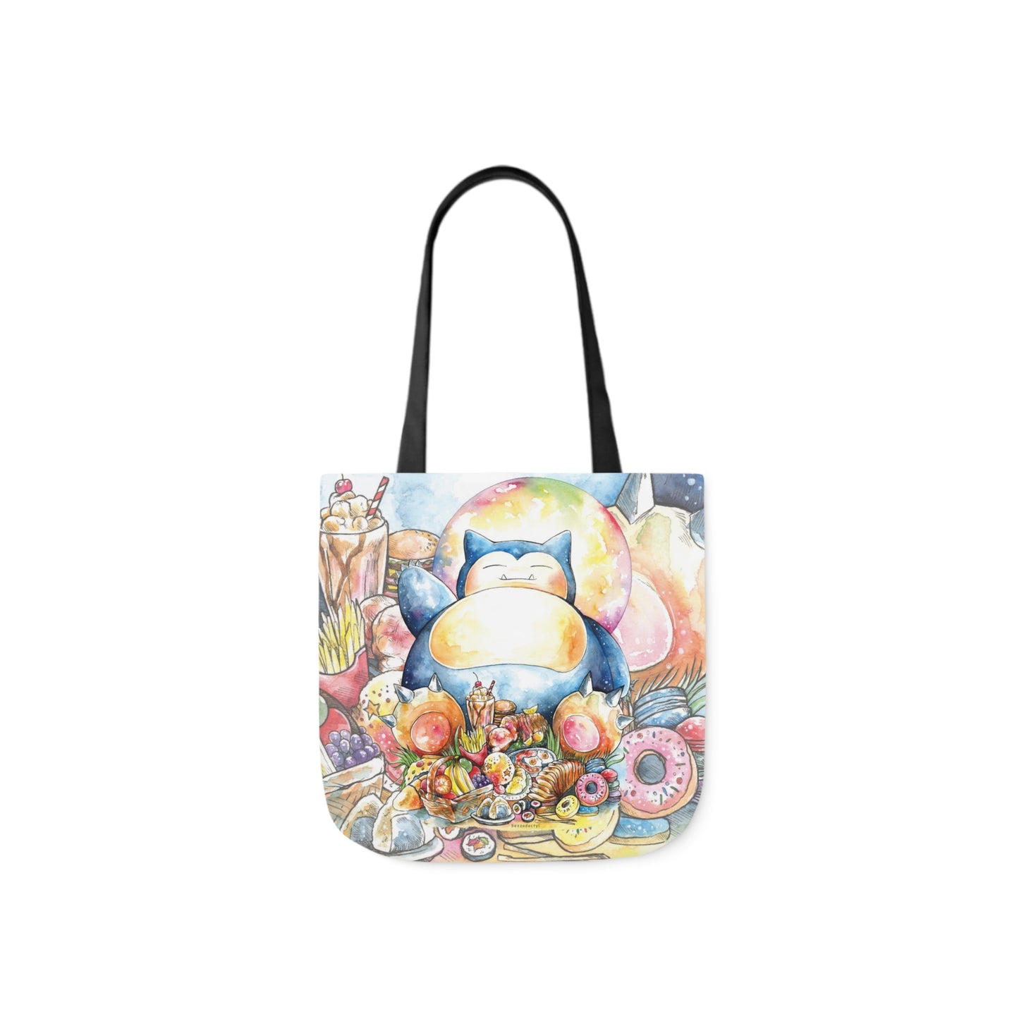 Tote Bag, 5-Color Straps - We Love Food