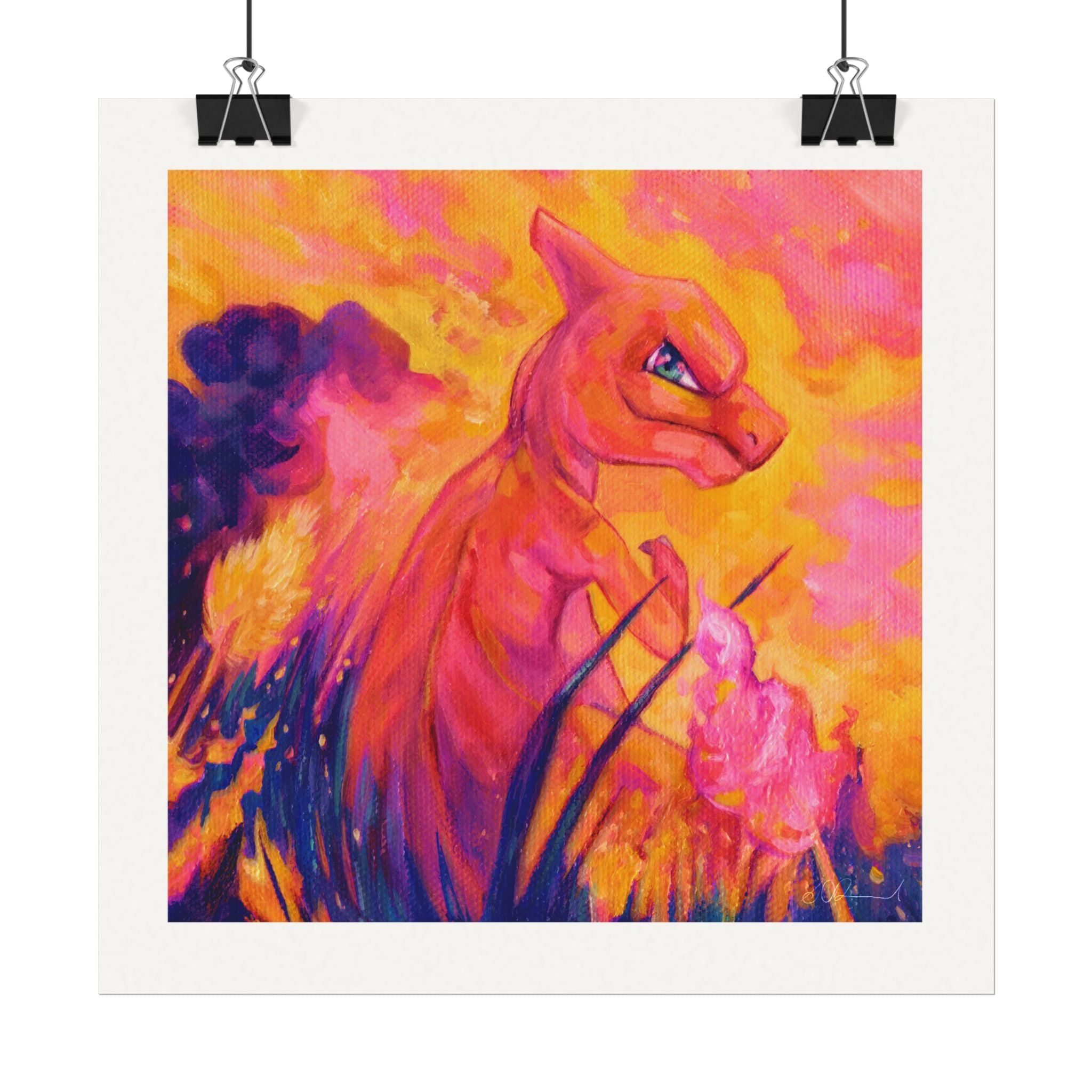 151 #005 8x8" Textured Matte Watercolour Print