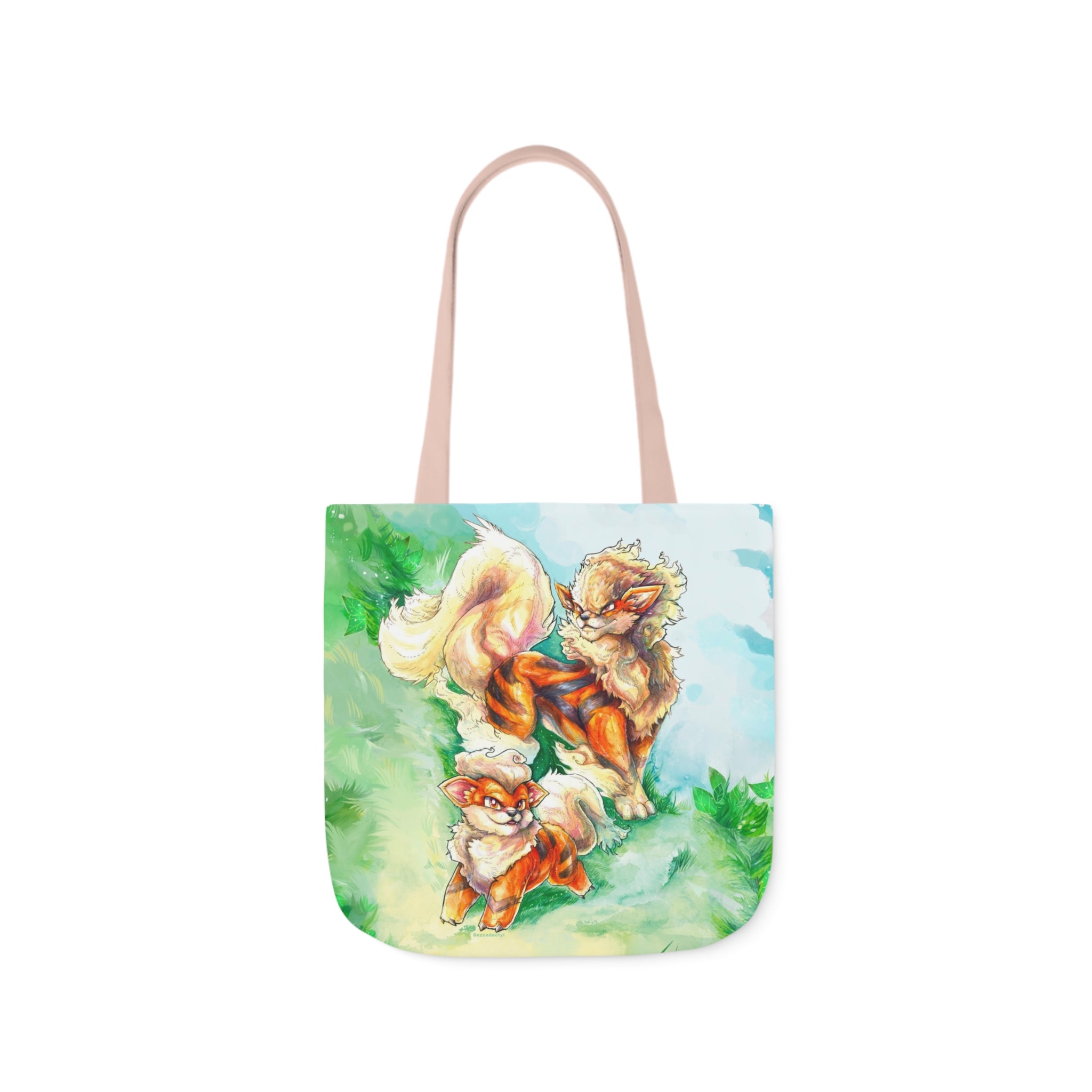 Tote Bag, 5-Color Straps - Fire Dogs