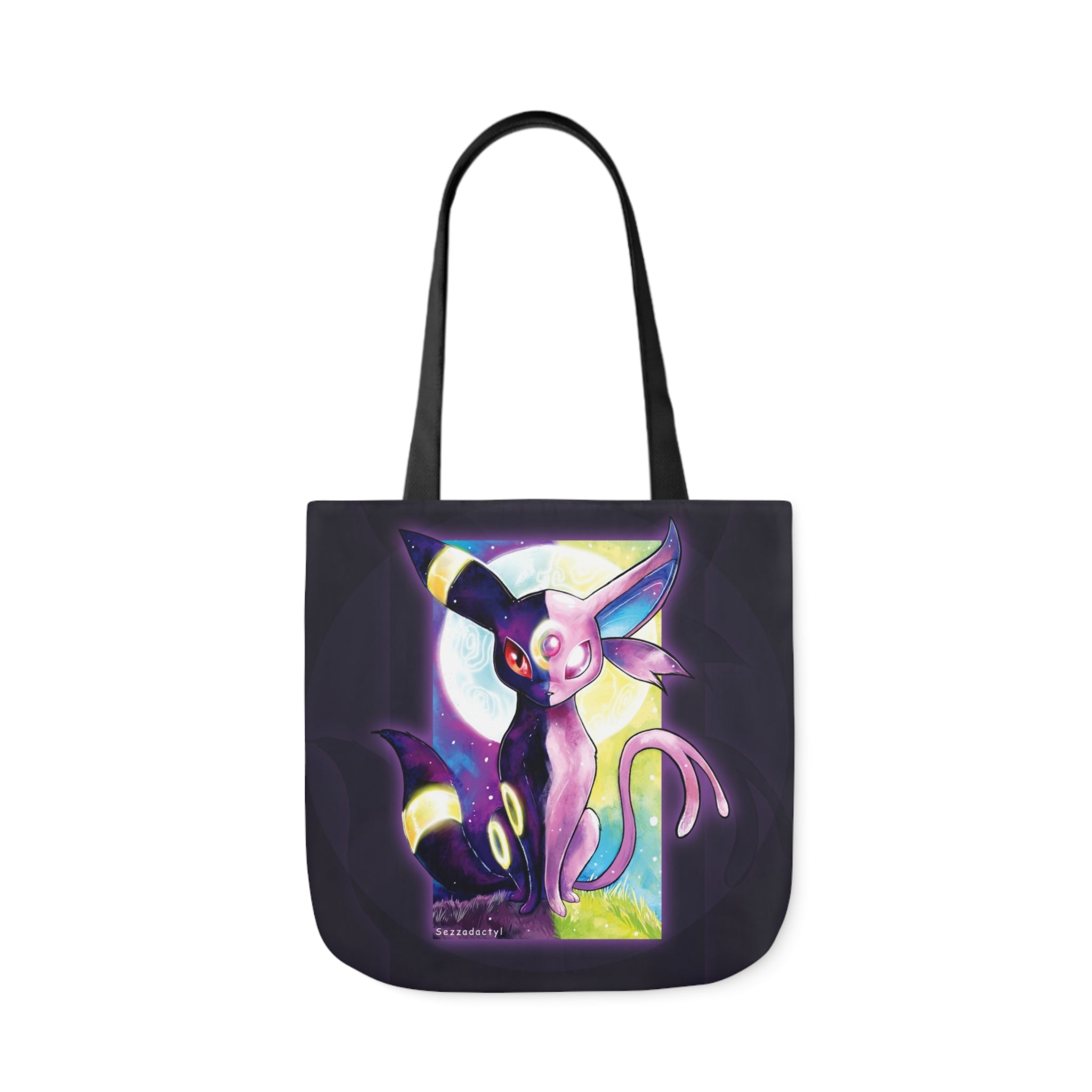 Tote Bag, 5-Color Straps - Sun vs Moon