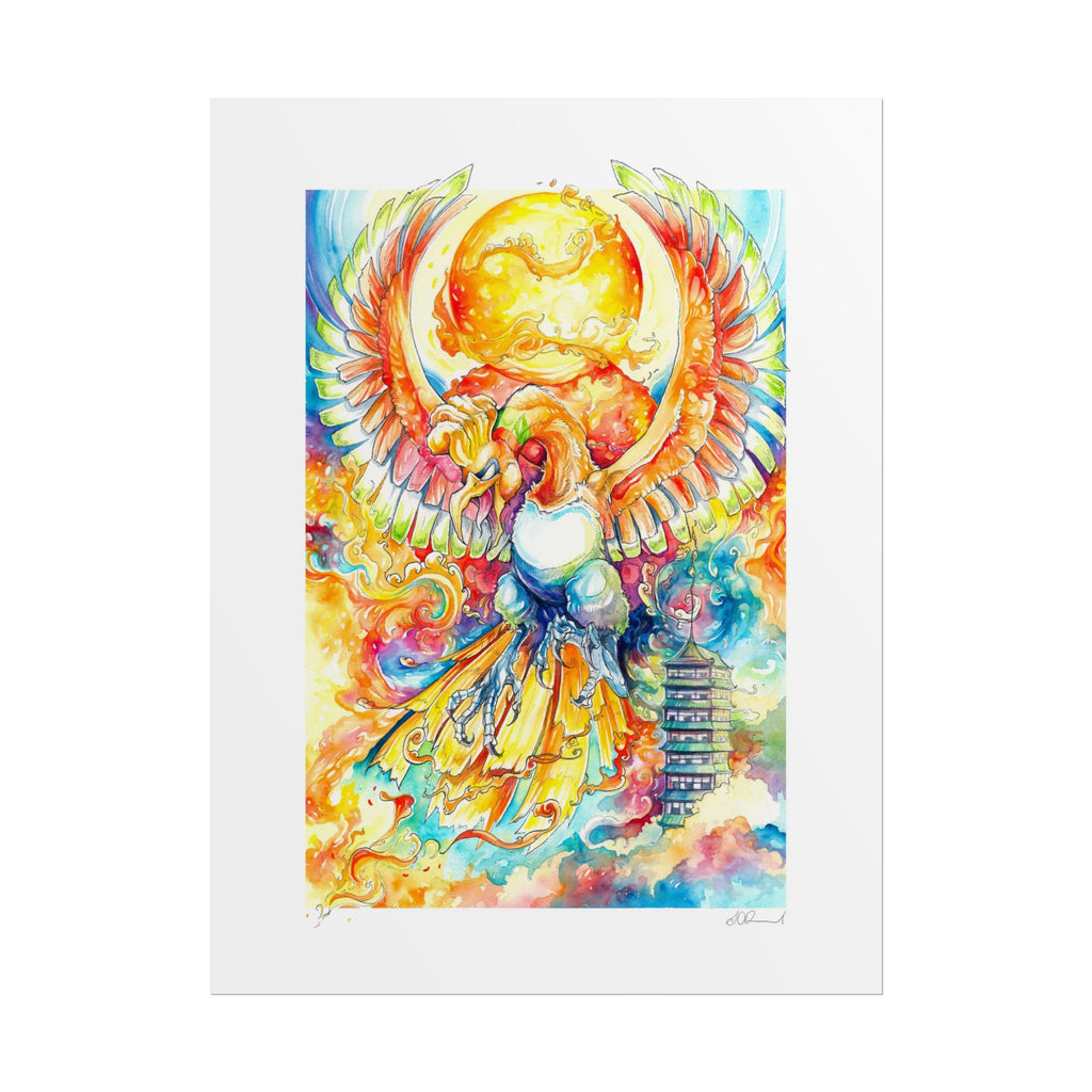 Fire Bird Poster Print