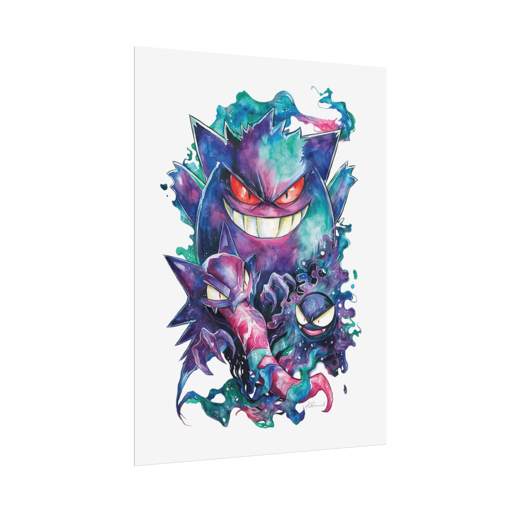 Ghostly Family Poster Print