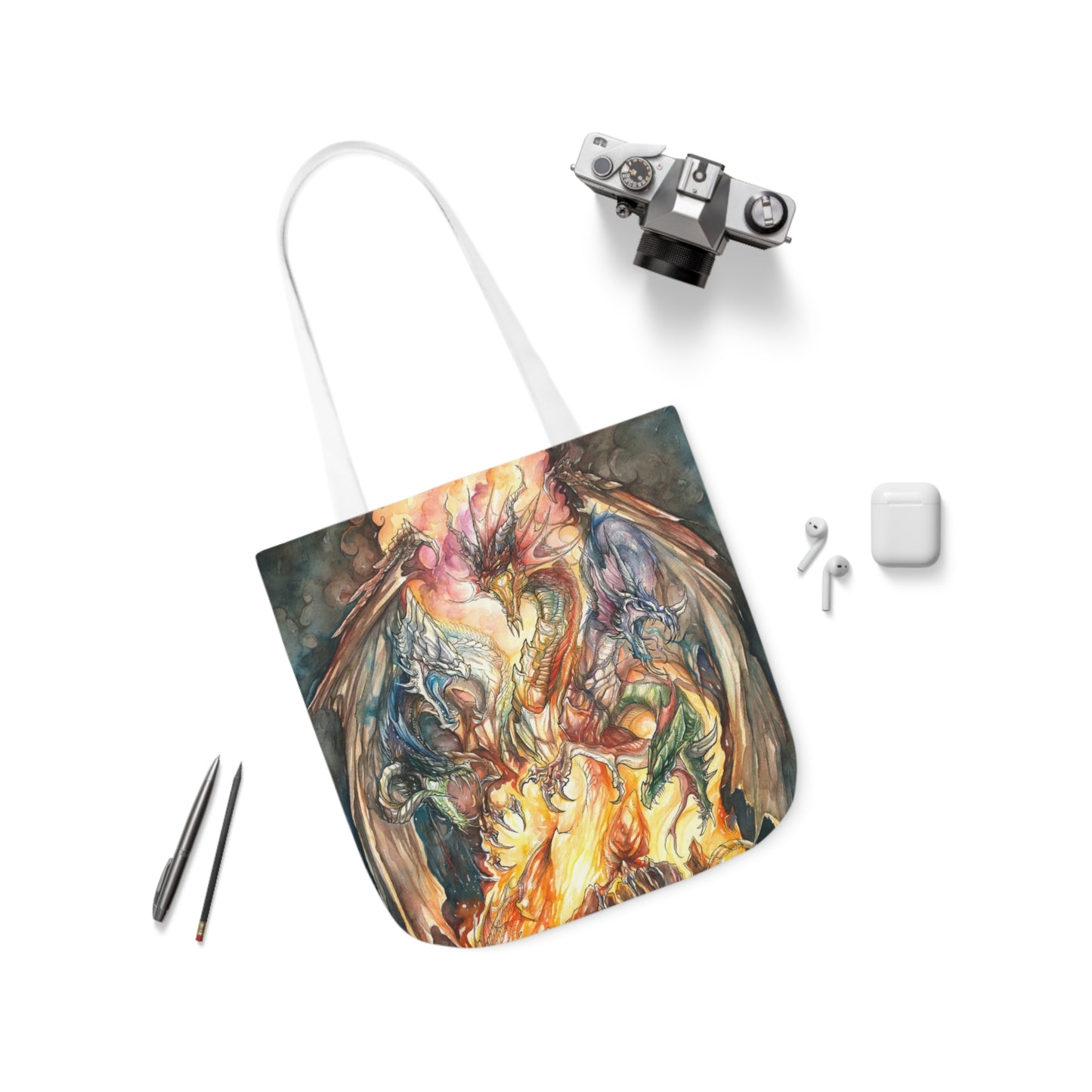 Tote Bag, 5-Color Straps - Evil Dragon Goddess