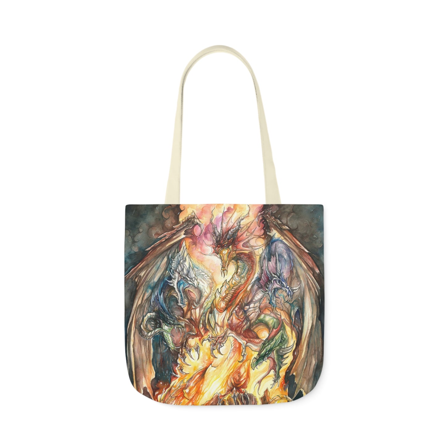 Tote Bag, 5-Color Straps - Evil Dragon Goddess