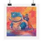 151 #009 8x8" Textured Matte Watercolour Print