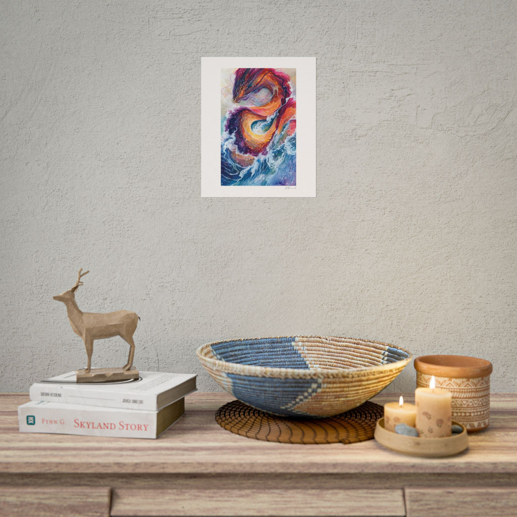 Serpent of the Waves Poster Print