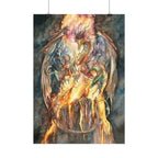 Evil Goddess of Dragons Poster Print