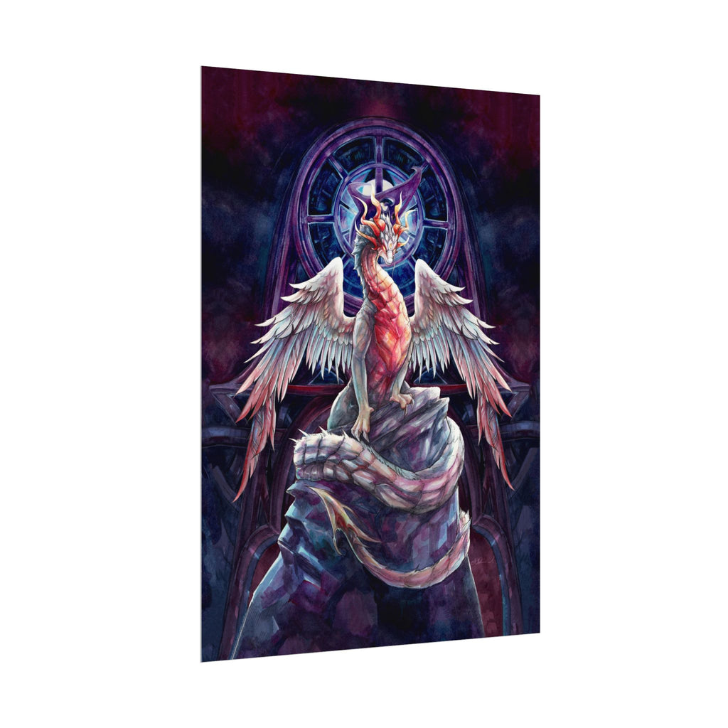 Corrupted Celestial Dragon Poster Print
