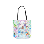 Tote Bag, 5-Color Straps - Family Fox Gathering