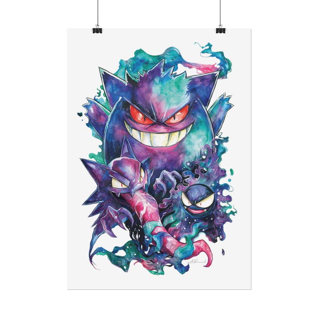 Ghostly Family Poster Print