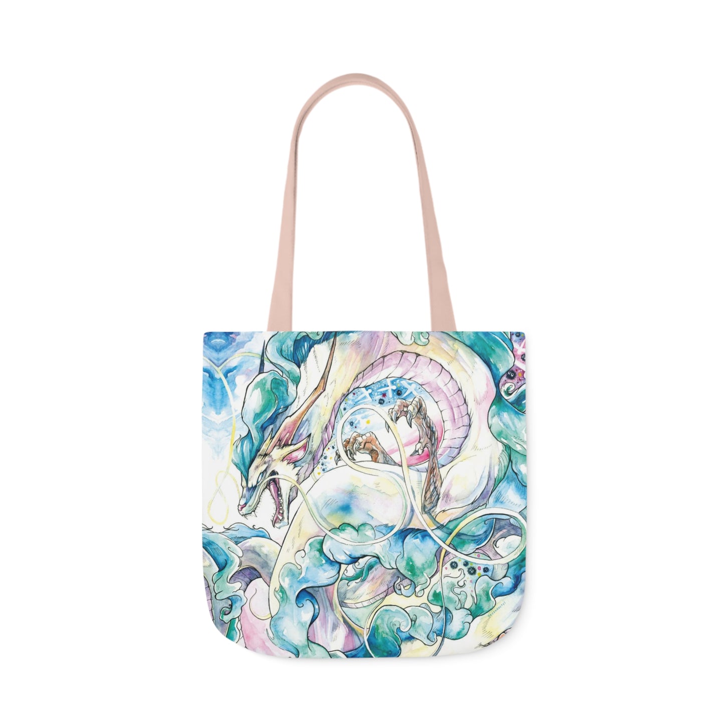 Tote Bag, 5-Color Straps - Sky Dragon