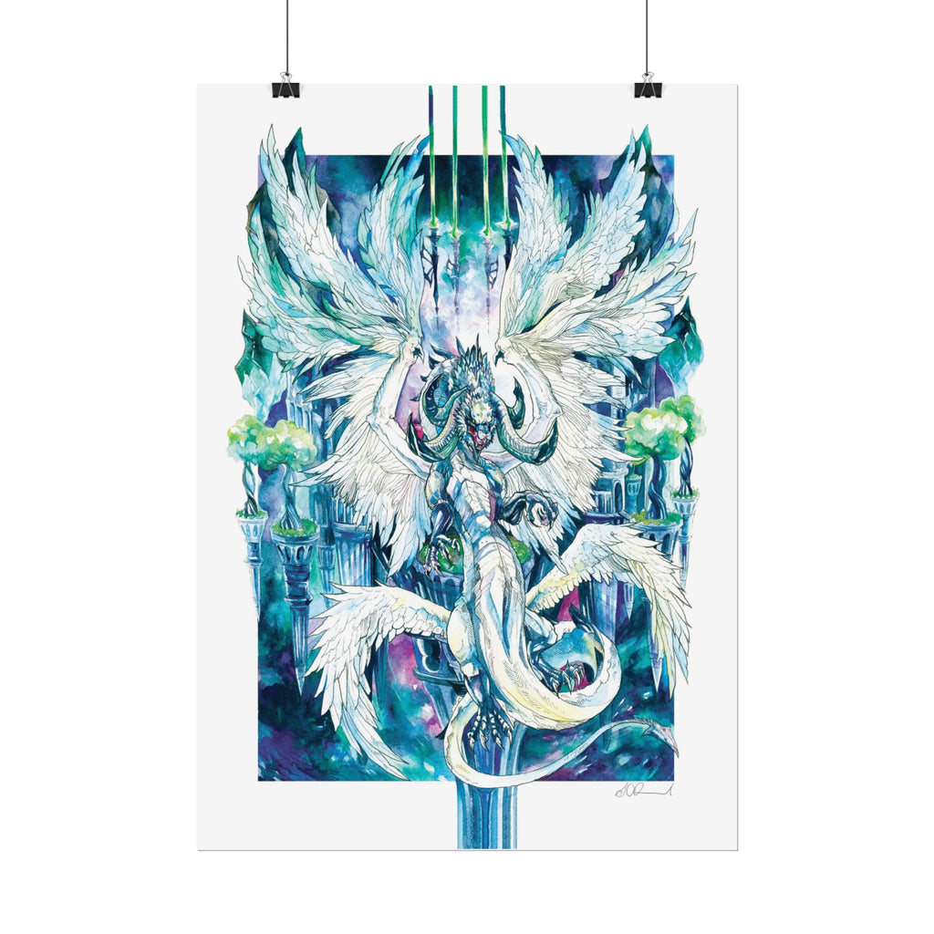 Winged Dragon Poster Print