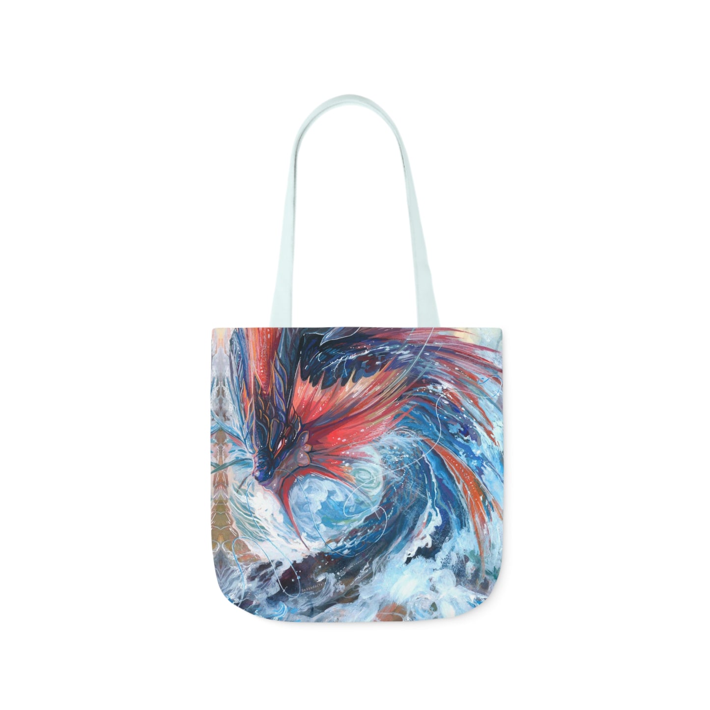 Tote Bag, 5-Color Straps - Serpent of the Rapids