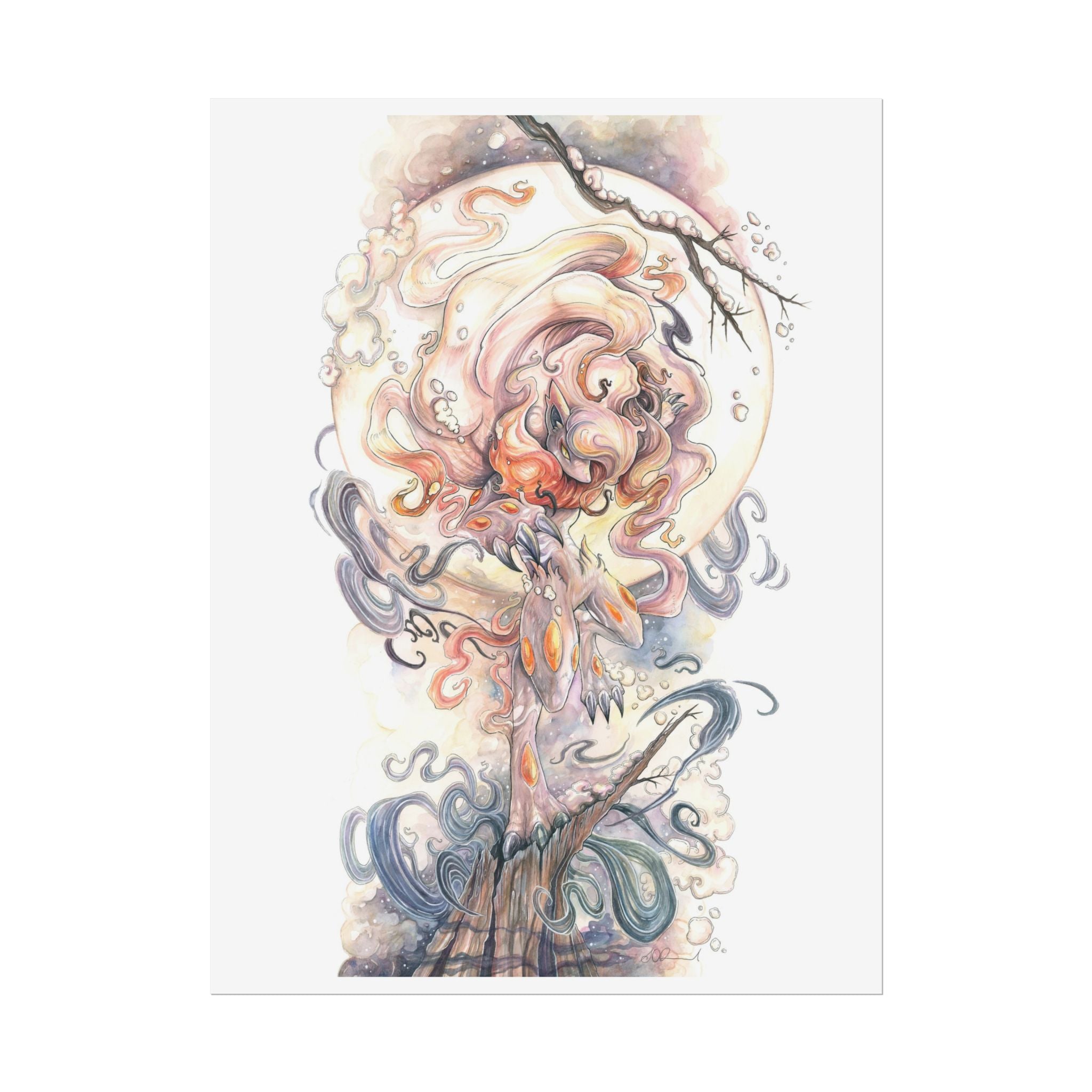 Autumn Fox Poster Print