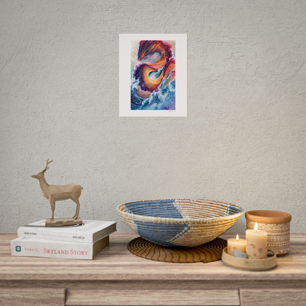 Serpent of the Waves Poster Print